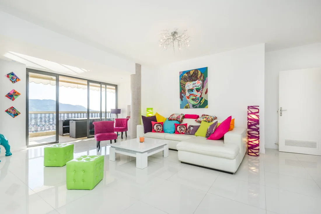 Shooting photo immobilier d'un appartement duplex a Nice