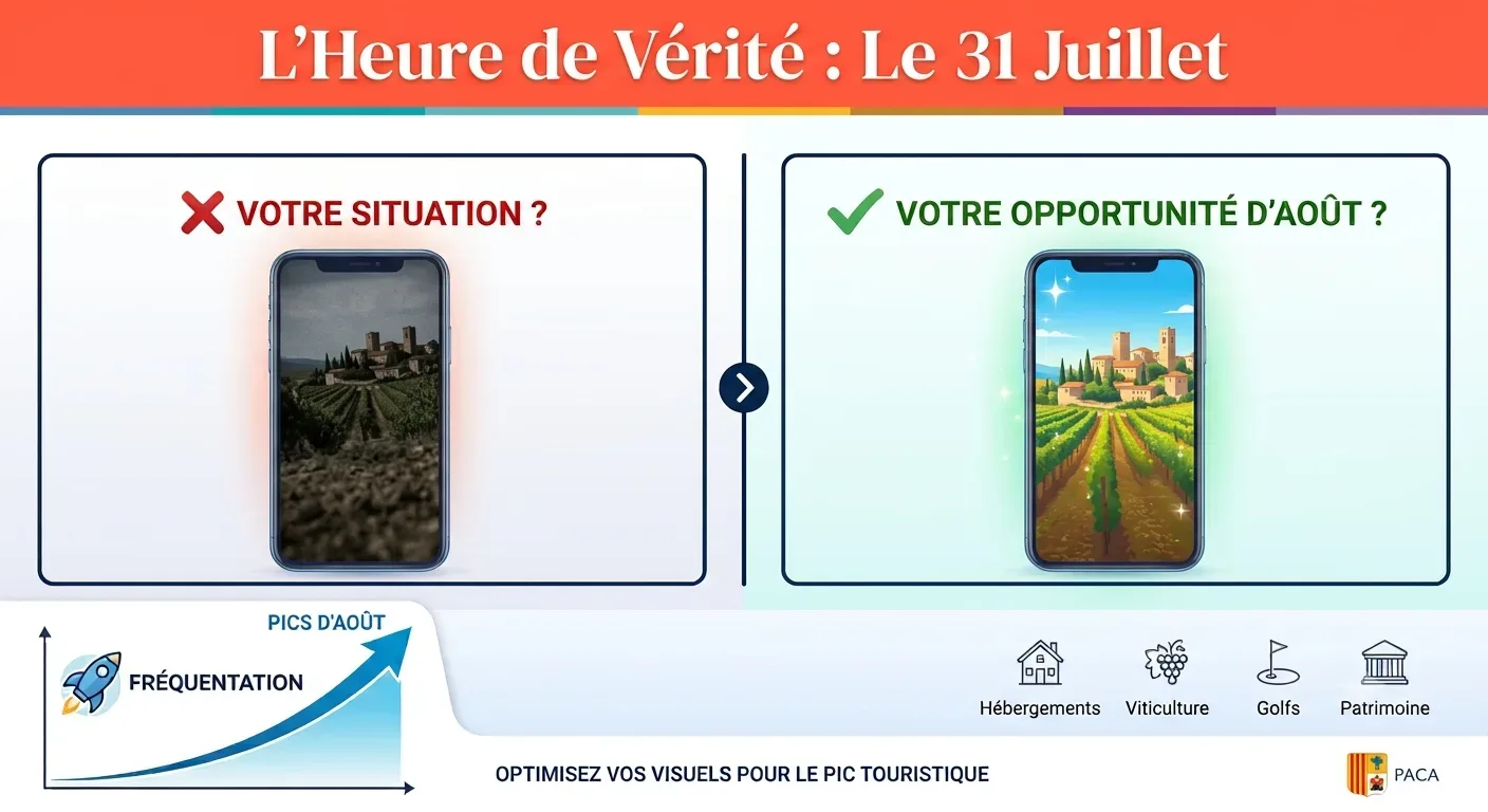 Visuels pro en août : anticiper la fin de la haute saison en PACA