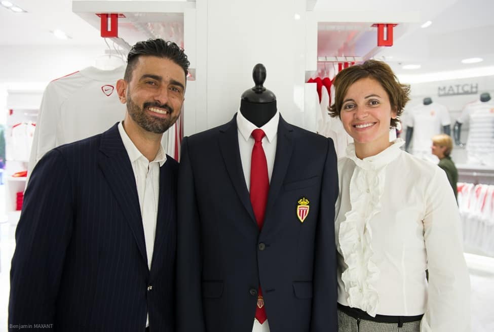 Reportage événementiel à Monaco lors de l'inauguration du magasin de l'AS Monaco
