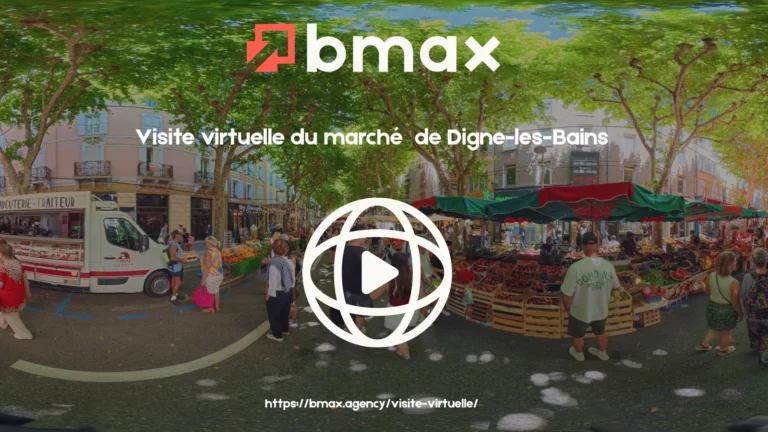 Marché de Digne-les-Bains — Visite virtuelle 360°