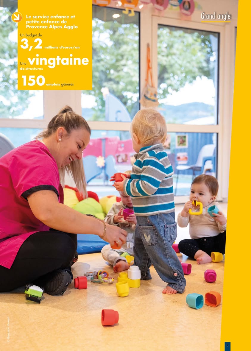 Reportage photo à la crèche Malle Moisson, service Enfance et petite enfance, Digne-les-Bains