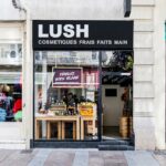 Façade du magasin Lush à Nice, reportage photo immobilier commercial